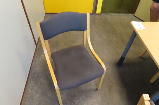 3 stk. Mødeborde inkl. 9 stk. stole 