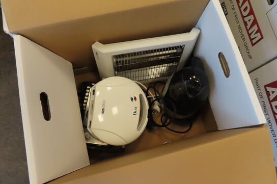 3 kasser med indhold