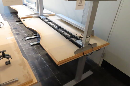 5 stk. Hæve/-sænkeborde