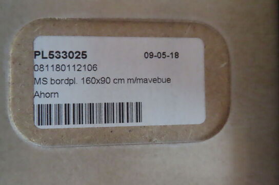 2 stk. Hæve/-sænkeborde