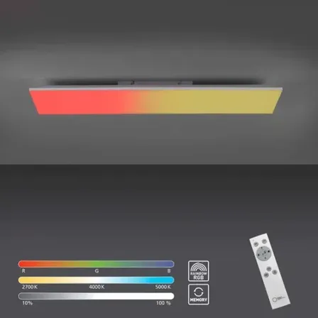 4 stk. yukon led Loftslampe rgb remote 80cm(ubrugt)