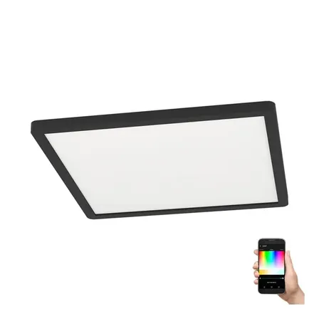 4 stk. eglo rovito-z loftlampe 29.5x29.5 cm rgb zigbee bluetooth(ubrugt)