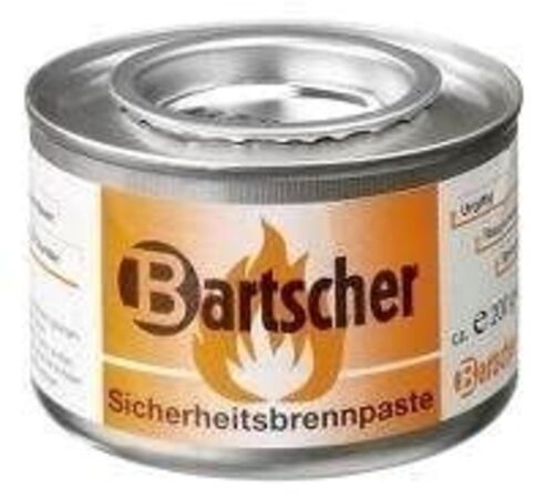 1 stk. Brændpasta 72 stk x 200 g dåser Bartsher UN1325