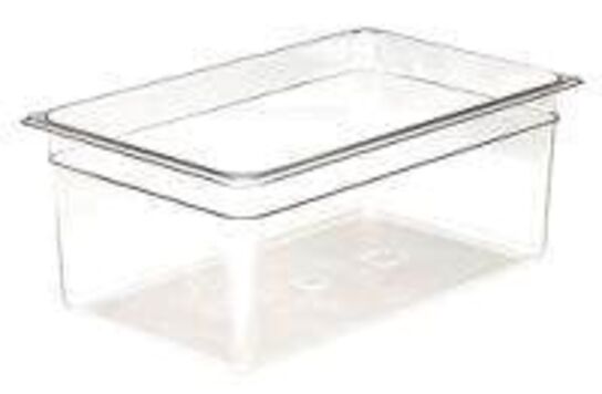6 stk. Kantine 1/1 GN D200 mm klar Cambro