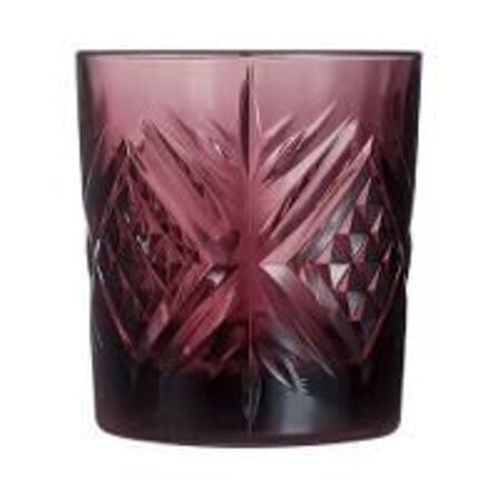 37 stk. Whiskyglas lilla 30 cl Broadway Colors