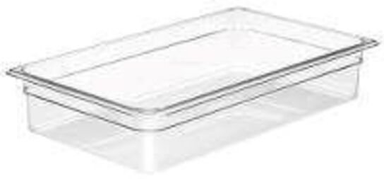 6 stk. Kantine 1/1 GN D100 mm klar Cambro