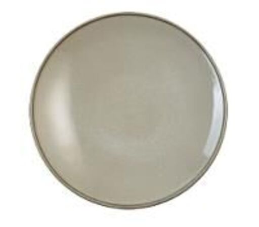 12 stk. Pastatallerken stentøj kaki 270 mm Rustik