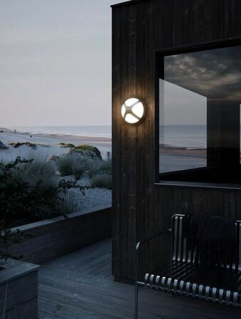 3 stk. nordlux cross 20 udendørs væglampe galvaniseret(ubrugt)