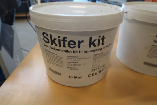 2x10 liter skifer kit