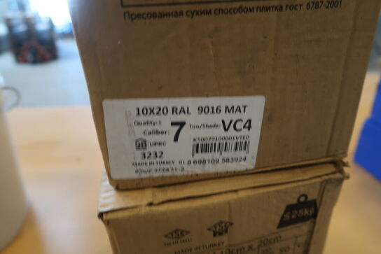 2 m2 fliser 10x20 cm
