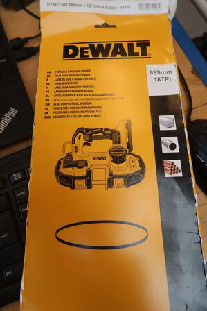 3x3 stk. klinger til Dewalt båndsav. DT8477