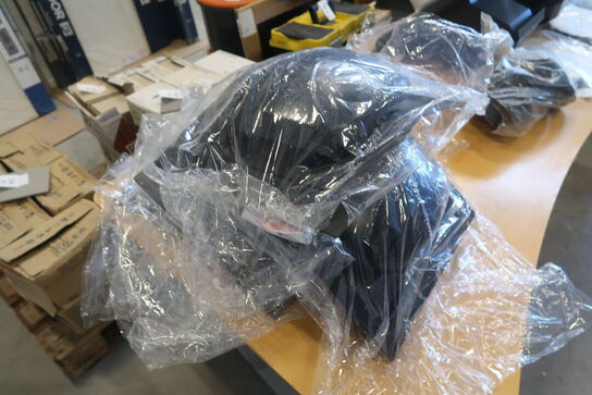 4 stk. tagrumsudluftning til rygning, sort