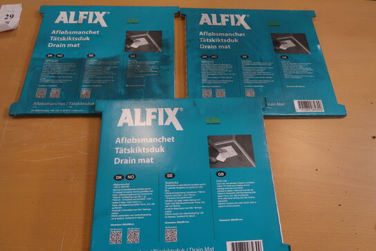 2 stk. Alfix afløbsmanchet