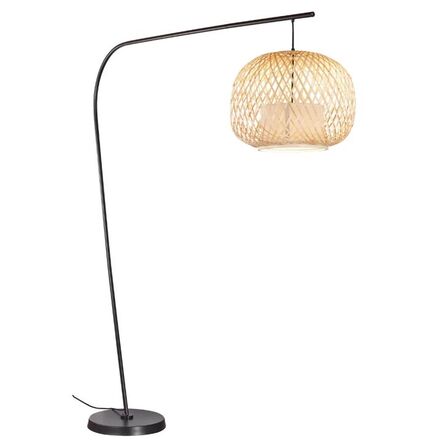 2 stk. nordlux hisoka gulvlampe i fsc certificeret bambus(ubrugt)