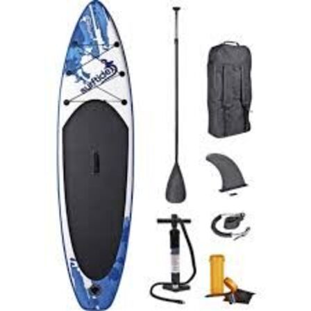 Surftide paddleboard Seaspear inkl. Tilbehør 320x81x15cm Blå/hvid 
