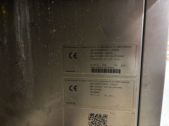 Kipsteger 100 liter MKN FCEKMP123DR