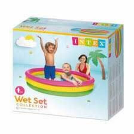 Intex oppustelig pool Sunset 3 ringe 147x33 cm