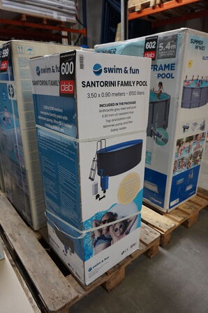 Swim & Fun Santorini family pool Ø350 cm 8150L