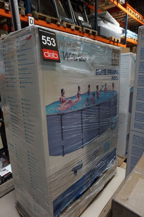 Summer Waves Frame Pool med tilbehør - 27.406 liter Ø: 5,49 cm