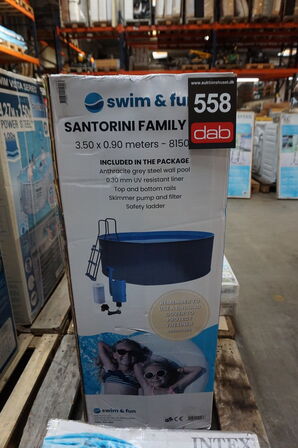 Swim & Fun Santorini family pool Ø350 cm 8150L