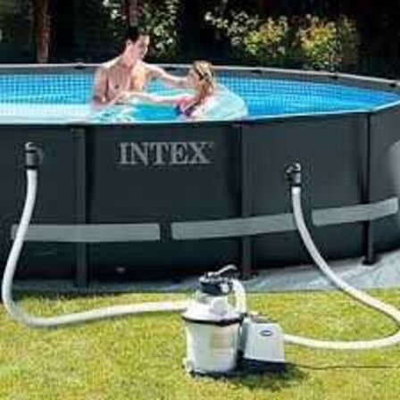 Intex 26644 ex 28644 Sandfilterpumpe til fritstående pool 4500 l/h