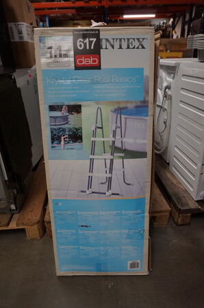 Intex Deluxe Pool sikkerhedsstige med aftagelige trin til pools - 92-107 cm