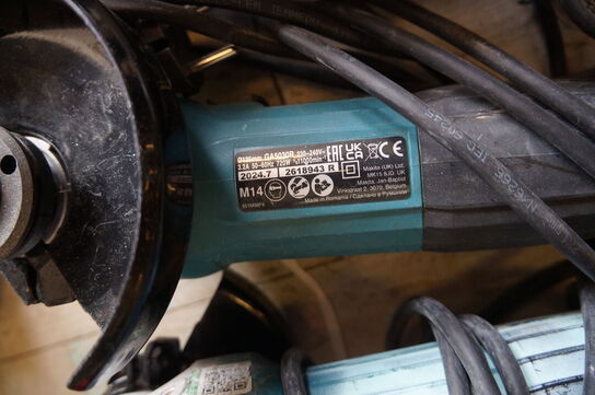 3 stk. vinkelslibere MAKITA GA5030R