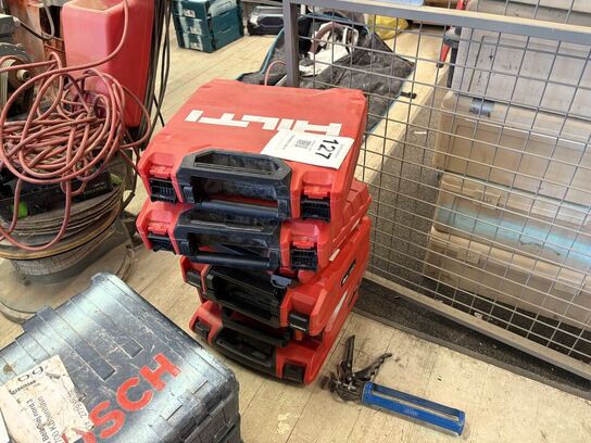 6 stk. værktøjskasser HILTI