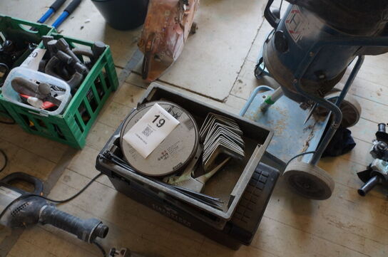 Parti skæreklinger, vinkler, m.v.