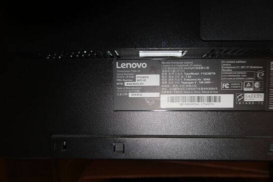 2 stk. computerskærme SAMSUNG S23C650, LENOVO T24i-10 m.m.