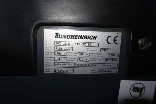 El-stabler JUNGHEINRICH EKC 12,5 G 115-520 DZ (læs beskrivelse)