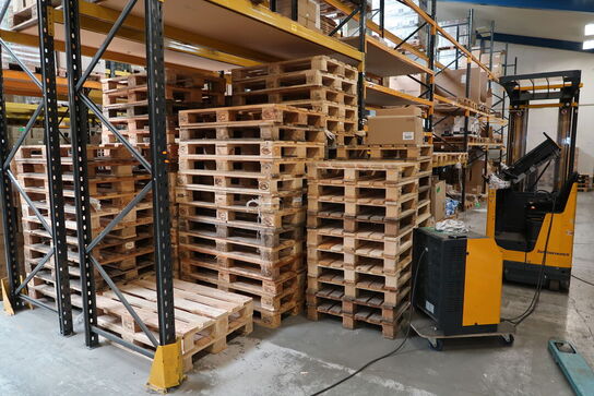 6 fag pallereoler uden indhold