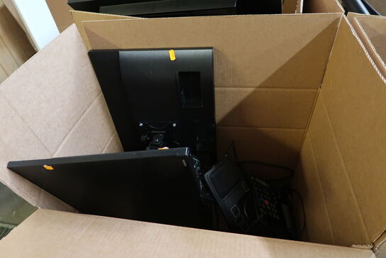 2 stk. computerskærme SAMSUNG F24T370FWR m.m.