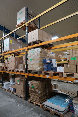 12 fag pallereoler uden indhold