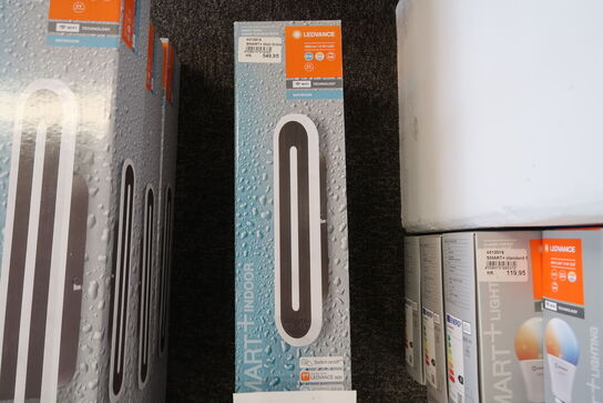 2 stk. Ledvance Smart+ Wifi Bath spejllampe, justerbar hvid, sort, 30 cm