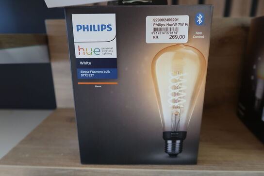 2 pk. Philips Hue W 40W Fil ST72 E27