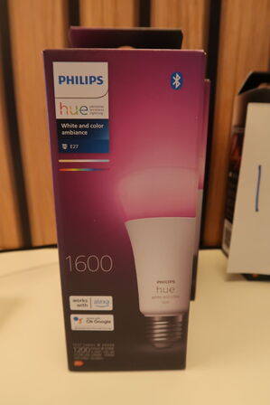 3 stk. Philips Hue Color A67 E27 1600 Lumen 