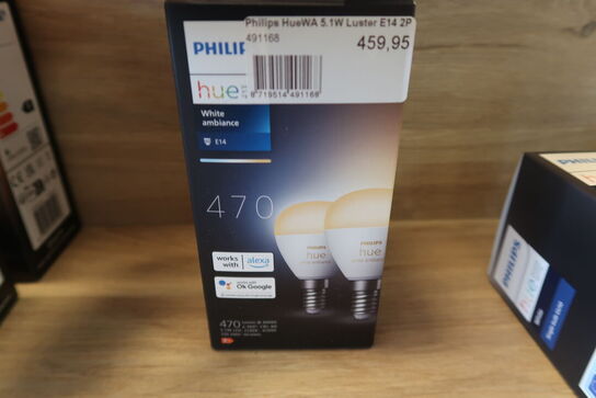 Philips HueWA 4.3W Luster E14 2 Pack 