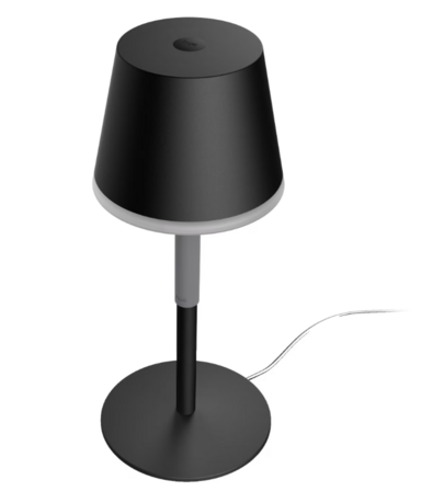 Philips Hue Go bærbar bordlampe (sort)