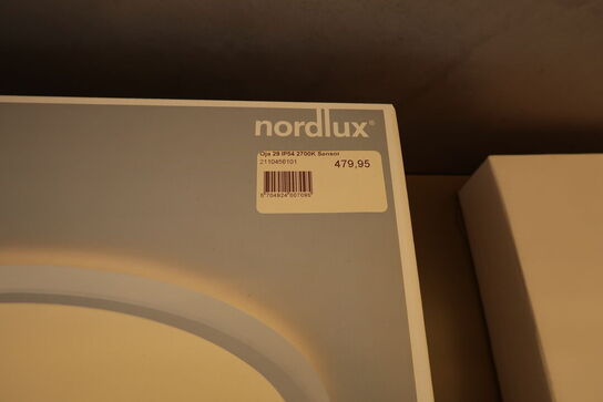 3 stk. Nordlux Oja Bath plafond med sensor, Ø29 cm