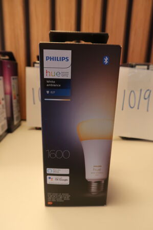 2 stk. Philips Hue White Ambiance A67 E27 1600 Lumen