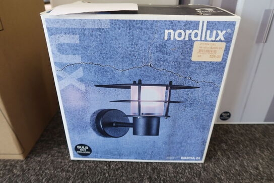 Nordlux Bastia udendørs væglampe, sort