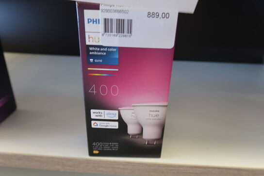 Philips Hue Color GU10 Spot - 2-Pak