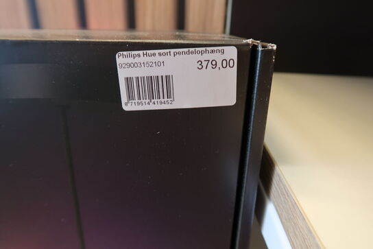3 pk. Philips Hue Lightguide pendelophæng E27 Sort
