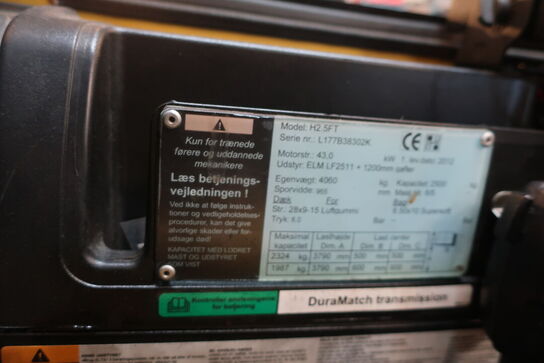 Gaffeltruck HÜSTER 2,5 Fortens ELM LF2511