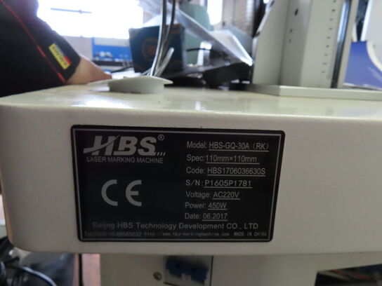 Lasergraveringsmaskine, HBS-GQ-30A m. mobiludsugning PIGGY