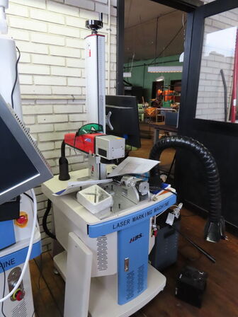 Lasergraveringsmaskine, HBS-GQ-30A m. mobiludsugning PIGGY