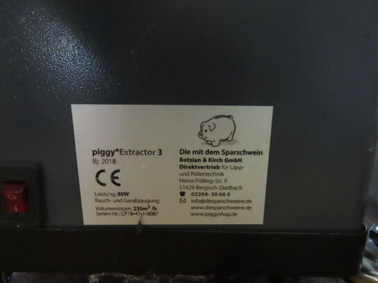 Lasergraveringsmaskine, HBS-GQ-30A m. mobiludsugning PIGGY