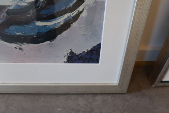 3 stk. plakater/billeder samt whiteboard