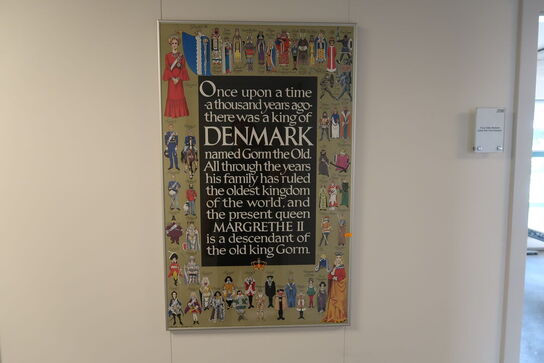 3 stk. plakater samt forlængerledninger